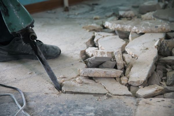 Concrete Slab Removal in Crystal Lake