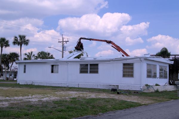 Mobile Home Demolition in Crystal Lake
