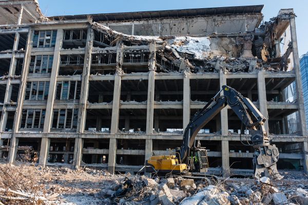 Commercial Building Demolition in Crystal Lake