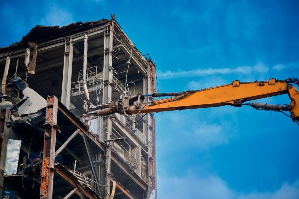 Factory Demolition in Crystal Lake