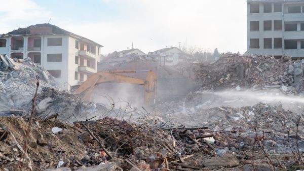 Apartment Demolition in Crystal Lake