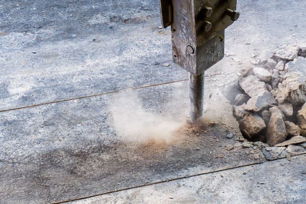 Concrete Patio Removal in Crystal Lake